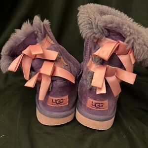 UGG Purple and Pink Boots Size 4